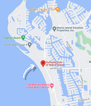 Gulfview Condominiums Map Photo