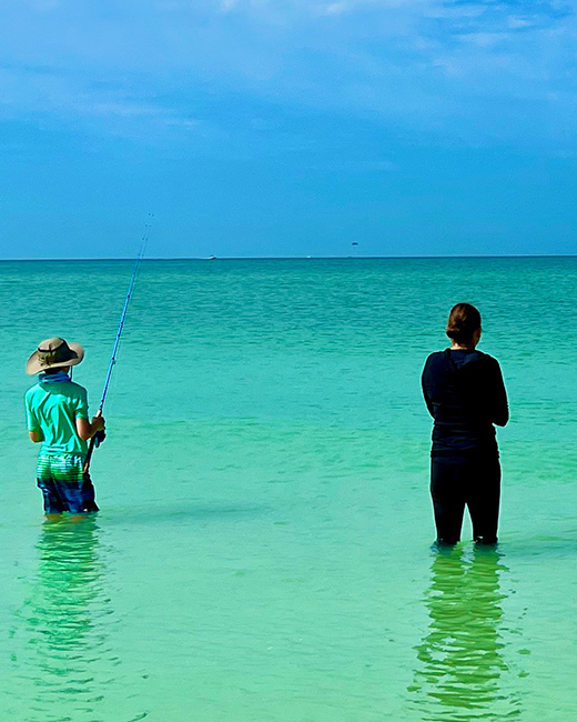 Couple hug in Marco Island